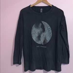 Aerie real soft oversized moon graphic tee